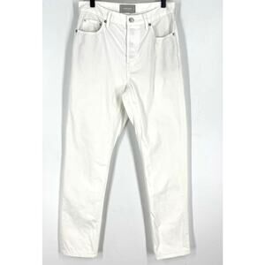Everlane The Cheeky Jean Button Fly White Size 27 Regular NWOT